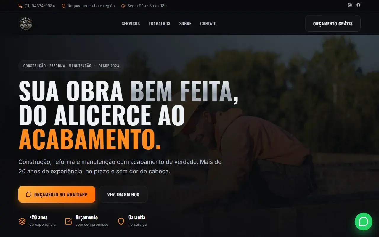 O que a página resolve